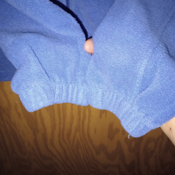 Columbia Fleece Jacket Blue Full Zip w Zipper Pockets Inside Pockets Men's Large - Picture 6 of 13